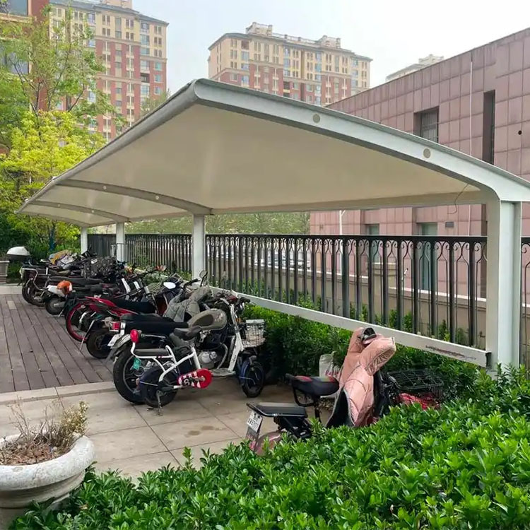 侯马市膜结构电动车棚